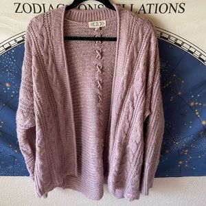 3/$30 💓 Pink Rose Knit Cardigan